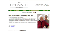 Desktop Screenshot of oconnellseniorliving.com